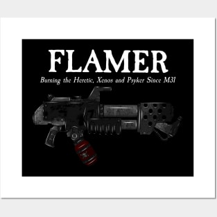 Flamer Posters and Art